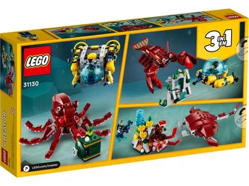 LEGO 31130 Creator 3w1 - Wyprawa po zatopiony skarb