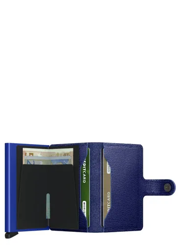 RFID Secrid Miniwallet Crisple-cobalt ile Kompakt Cüzdan