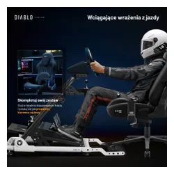 Stojak DIABLO CHAIRS X-Drive Mini Czarno-biały
