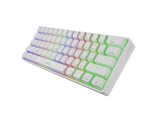 Klawiatura mechaniczna Genesis Thor 660 RGB Gateron Brown Biały