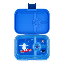 Yumbox Panino - Surf blue / polar bear tray orta dikdörtgen öğle yemeği kutusu