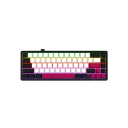 Klawiatura mechaniczna Lorgar KBP70MW Toxic Purple Czarno-czerwony