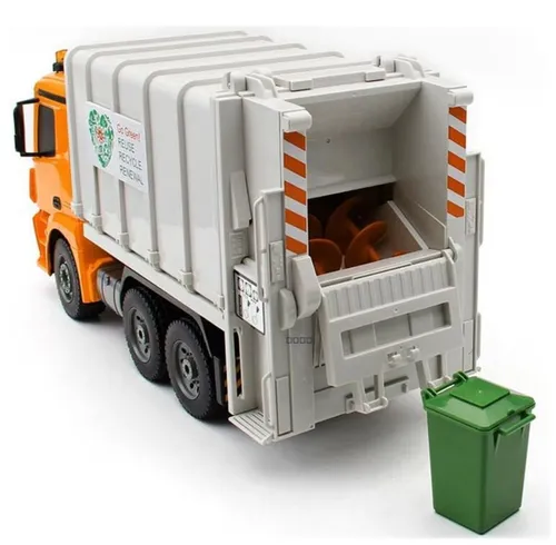 Zdalnie sterowany samochód COIL Mercedes śmieciarka Auto RC pilot LED klakson