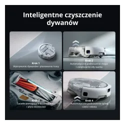 Robot sprzątający DJI Romo P2 Funkcja mopowania Stacja oczyszczająca Tworzenie mapy pomieszczenia Funkcje AI Biały