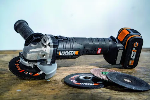 Аккумуляторная угловая шлифовальная машина УШМ Worx WX812. 9