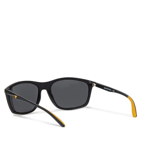 Okulary przeciwsłoneczne Emporio Armani 0EA4179 500187 Matte Black/Dark Grey - Rozmiar (EU) 59