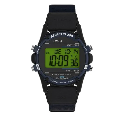 Timex Atlantis Saati TW2V44400 Siyah / Mavi