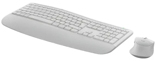 Zestaw klawiatura i mysz Logitech Signature Comfort Plus MK880 bezprzewodowy biały
