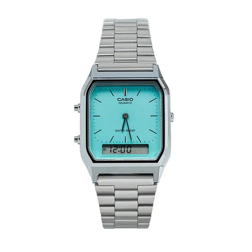 Часы Casio Vintage Maxi AQ-230a-2a2mqyes Silver/Blue