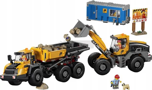 LEGO City 60494 Wywrotka i ładowarka czołowa, zestaw klocków 8+