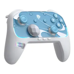 Pad EasySMX S10 do Nintendo Switch 2, PC Bezprzewodowy Biało/Niebieski