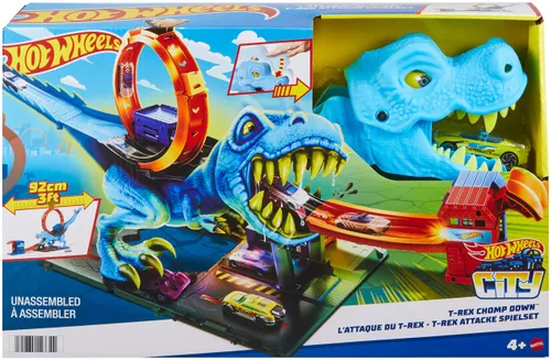 Tor Hot Wheels City Pętla T-Rexa HNP77