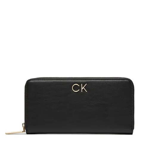 Большой женский кошелек Calvin Klein Re-Lock с кошельком Lg K60k609699 CK Black BEH