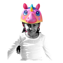 Kask rowerowy RASKULLZ Super Unicorn Wielokolorowy dla Dzieci (rozmiar XS)