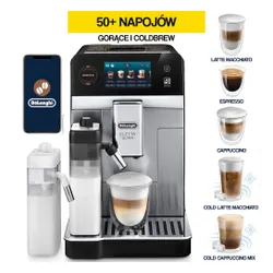 Ekspres DELONGHI ECAM470.85.MB Eletta Ultra (Spienianie mleka na ciepło i zimno) (Cold Brew)