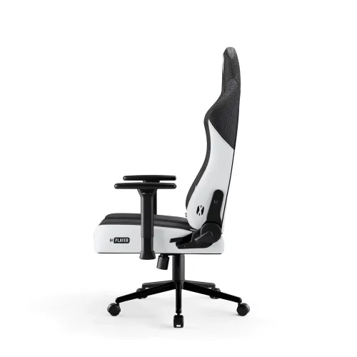 Fotel Diablo Chairs X-Player 2.0 Small do 90kg Skóra ECO Tkanina Biało-czarny