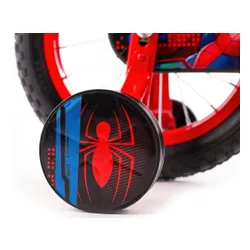 Rower dziecięcy MARVEL Spider-Man 14 cali dla chłopca Niebiesko-czerwony