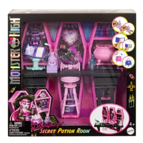 Zestaw akcesoriów MONSTER HIGH Sekretny Pokój Eliksirów Draculaury JBF15