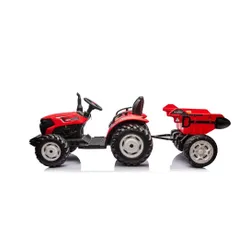 Traktor Na Akumulator Dla Dziecka Hc-306 24V 2X95W Przyczepa Eva LED Pilot