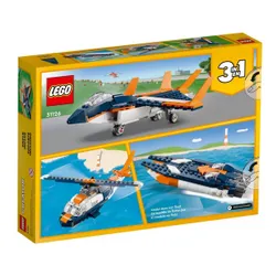 LEGO Creator 3in1 31126 сверхзвуковой реактивный самолет