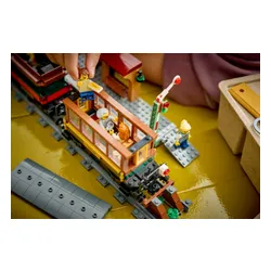 LEGO City 60511 Retro pociąg z lokomotywą parową, zestaw klocków 7+