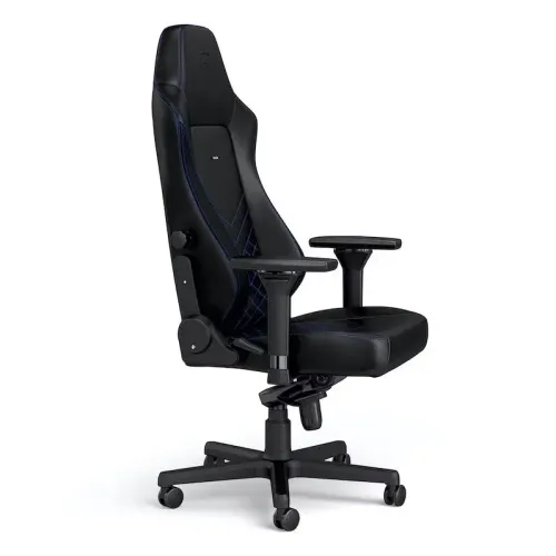 Fotel Noblechairs HERO Black Blue Gamingowy do 150kg Skóra ECO Czarno-niebieski