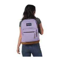 15 JanSport Right Pack Laptop Sırt Çantası-pastel lilac