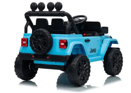 Auto Na Akumulator Jeep Rubicon 2X200W 24V Eva Skóra LED Pilot Radio MP3