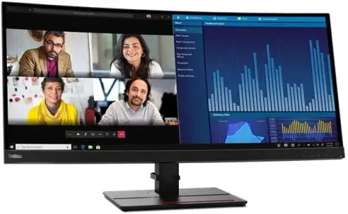 Monitor Lenovo ThinkVision P34w-20 (62DCRAT3EU) 34" UWQHD IPS 60Hz 4ms Zakrzywiony