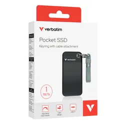 Dysk VERBATIM Pocket 1TB SSD Czarno-szary