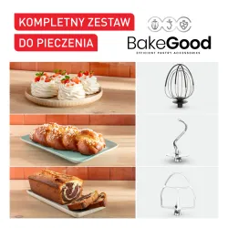 Robot planetarny Tefal Bake Partner QB525838 1100W Maszynka do mielenia Szatkownica Blender kielichowy