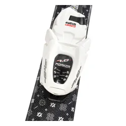 Narty dziecięce VOLKL FLAIR JR + wiązania MARKER VMOTION 7.0 JR z GRIP WALK - Długość (cm) - 120