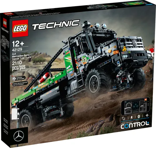 Конструктор Lego 42129 Technic - Полноприводный грузовик-внедорожник Mercedes-Benz Zetros