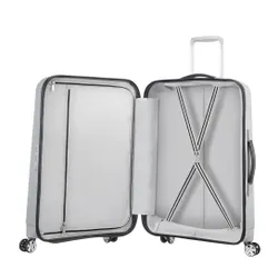 Walizka średnia Samsonite NCS Klassik DLX - silver/black