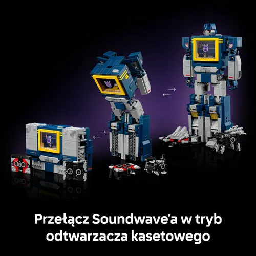 LEGO 10358 ICONS Transformers: Soundwave