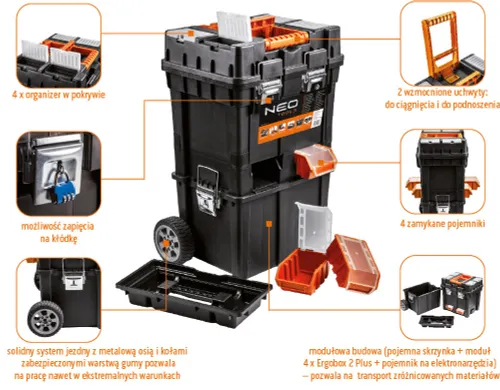 Skrzynka narzędziowa NEO TOOLS 84-115