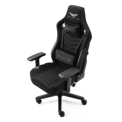 Fotel GAMVIS Elite 2.0 XL Basic Czarny (białe elementy)