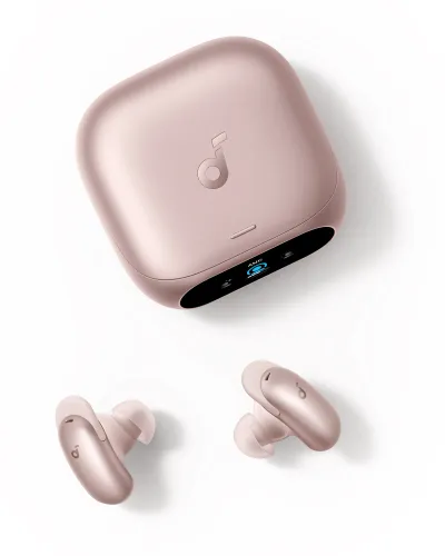 Słuchawki bezprzewodowe Soundcore Liberty 5 Pro ANC Dokanałowe Funkcje AI Bluetooth 6.1 Różowy