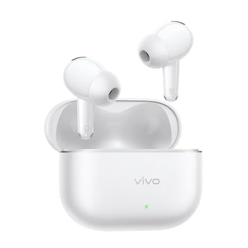 Słuchawki bezprzewodowe vivo Buds Ultra Dokanałowe Bluetooth 6.1 Lodowa Biel