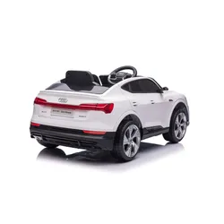 Auto Na Akumulator Dla Dziecka Audi E-Tron 4X4 LED Eva Radio MP3 Skóra