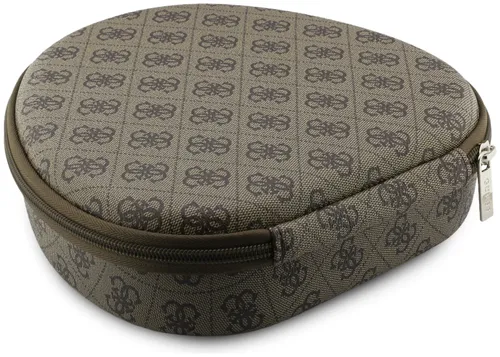 Słuchawki nauszne GUESS 4G Triangle Logo Bluetooth ENC Brązowy