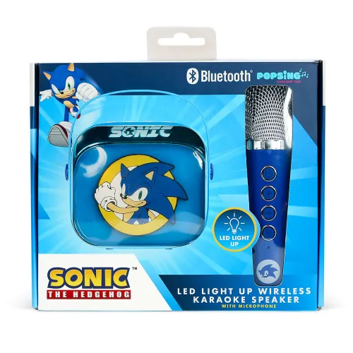 Mikrofon z głośnikiem Bluetooth OTL Technologies Sonic The Hedgehog 5W Niebieski