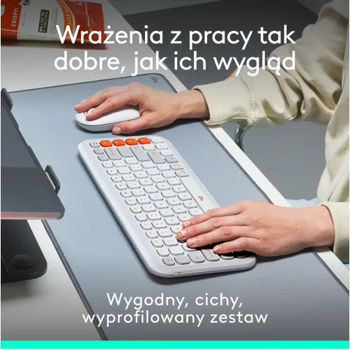 Zestaw LOGITECH POP ICON Combo Off White