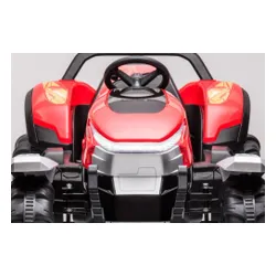 Duży Traktor Na Akumulator Dla Dziecka Blt-206 Przyczepa 24V 2X200W Pilot LED Eva Pasy Bluetooth