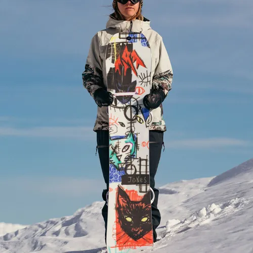 Deska snowboardowa damska Jones Rally Cat W red