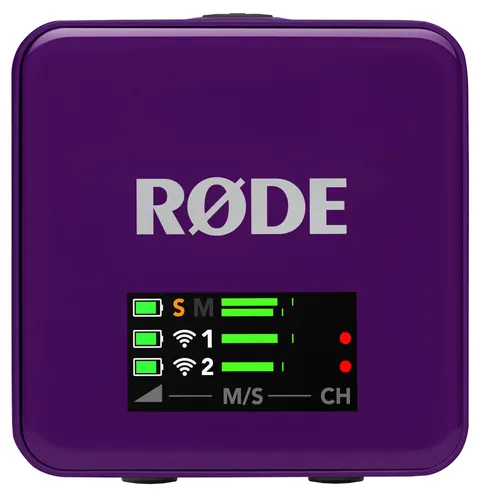 System bezprzewodowy RODE Wireless Go III Fioletowy