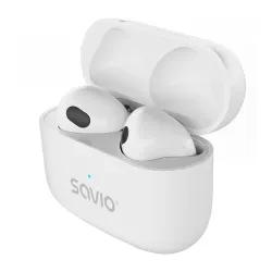Słuchawki bezprzewodowe Savio TWS-01 PRO Douszne Bluetooth 5.4 Biały