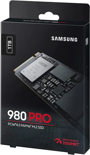 1 ТБ Внутренний SSD диск Samsung 980 PRO M.2 PCI-E 4.0 (MZ-V8P1T0BW)