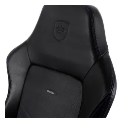 Fotel Noblechairs HERO Black Blue Gamingowy do 150kg Skóra ECO Czarno-niebieski