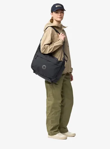 Рюкзак Fjallraven городская сумка через плечо coal black